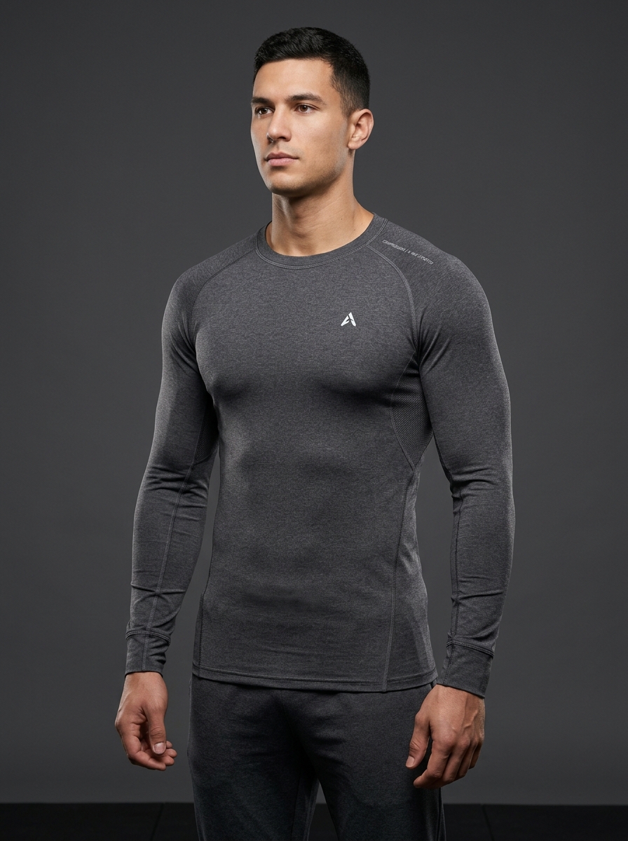 Compression Training Top — Graphite