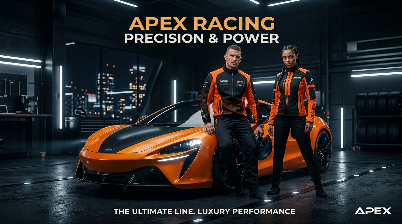 Apex Motorsport Speed Racing Track Jacket & Joggers
