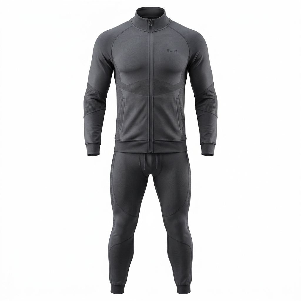 Thermal Seamless Compression Active Athletic Training Suit